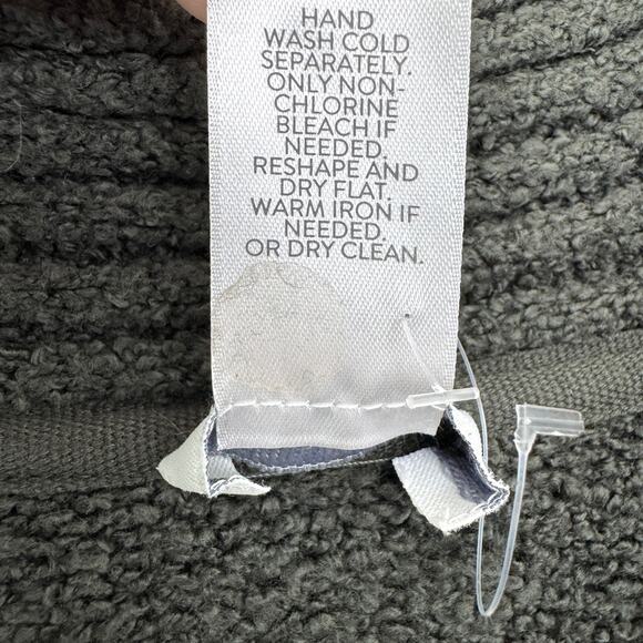 J. Jill Womens Chenille Poncho Sweater Size XL-3X Knit Classic Boho Green - Picture 5 of 7